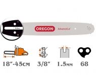 Шина 18" (.3/8" - 1,5мм) - OREGON