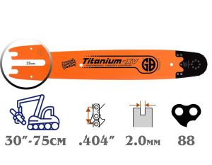 Шина 75см (.404" - 2,0мм) - GB FORESTRY